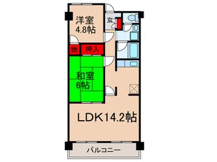 メゾン・ド・クレインの物件間取画像